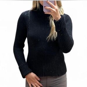 Banana Republic Black Turtleneck Sweater
